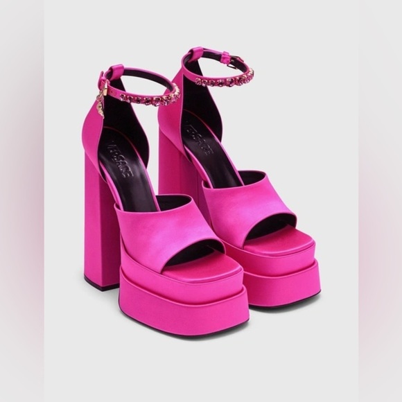 MEDUSA AEVITAS PLATFORM SANDALS DEEP FUCHSI Size 38 - Picture 10 of 12